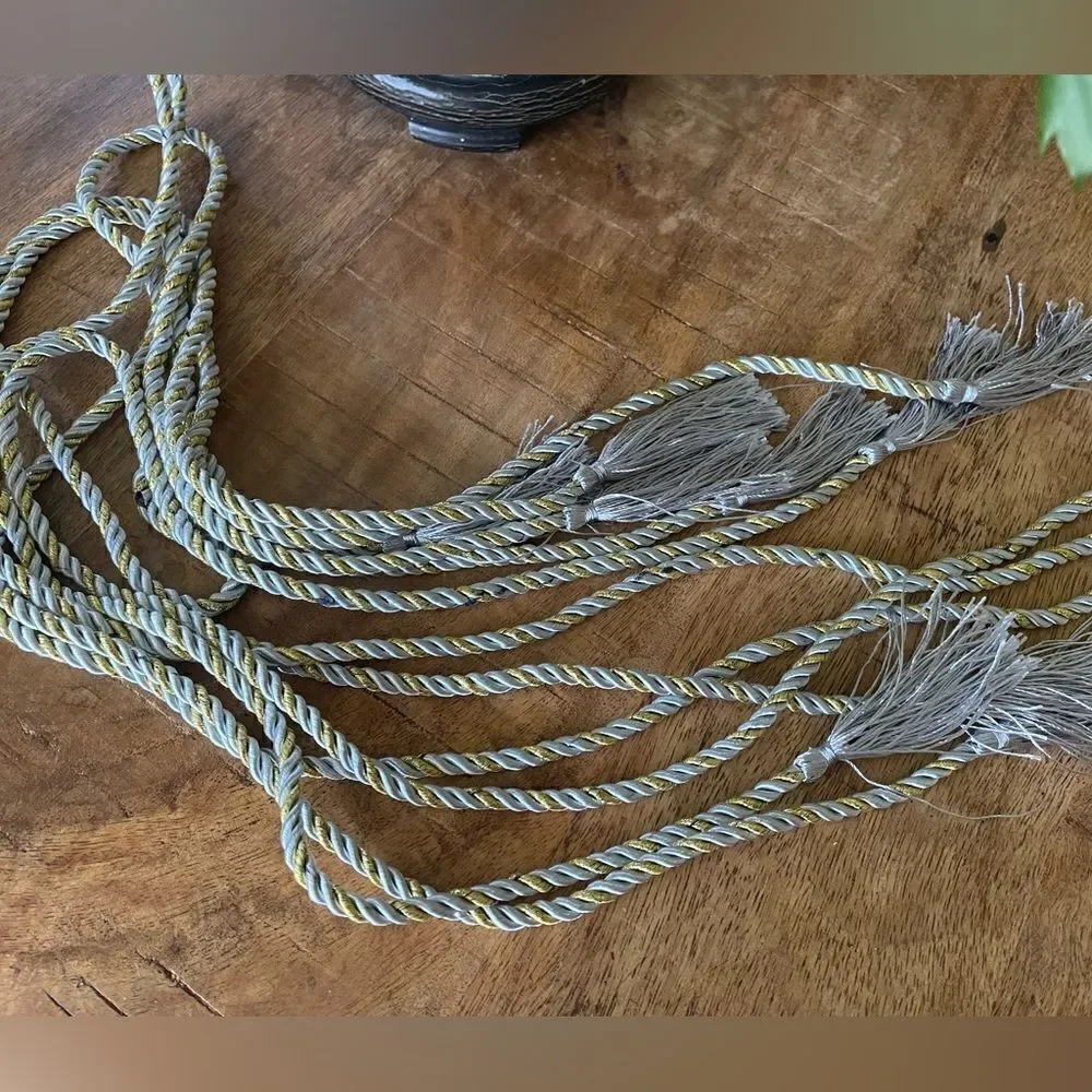 Curtain Tiebacks Ropes Tassel Holdbacks